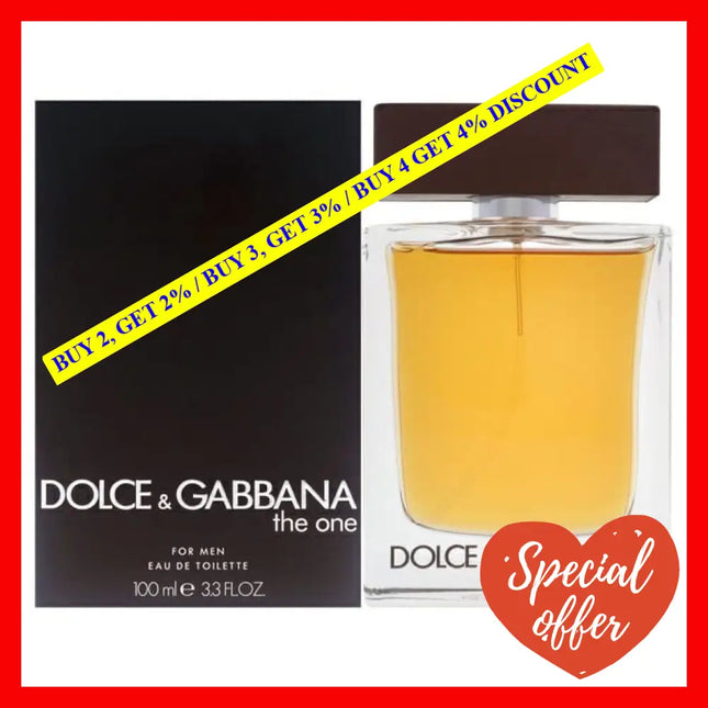 The One By Dolce And Gabbana For Men - 3.3 Oz Edt Spray