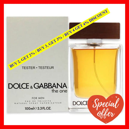 The One By Dolce And Gabbana For Men - 3.3 Oz Edt Spray (Tester)