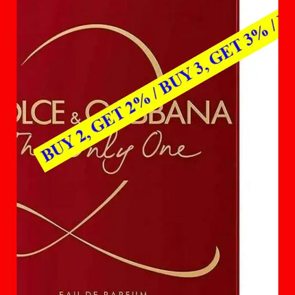 The Only One 2 By Dolce And Gabbana For Women - 1.6 Oz Edp Spray
