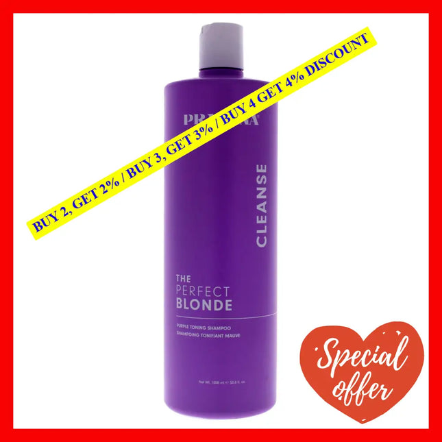 The Perfect Blonde Purple Toning Shampoo By Pravana For Unisex - 33.8 Oz