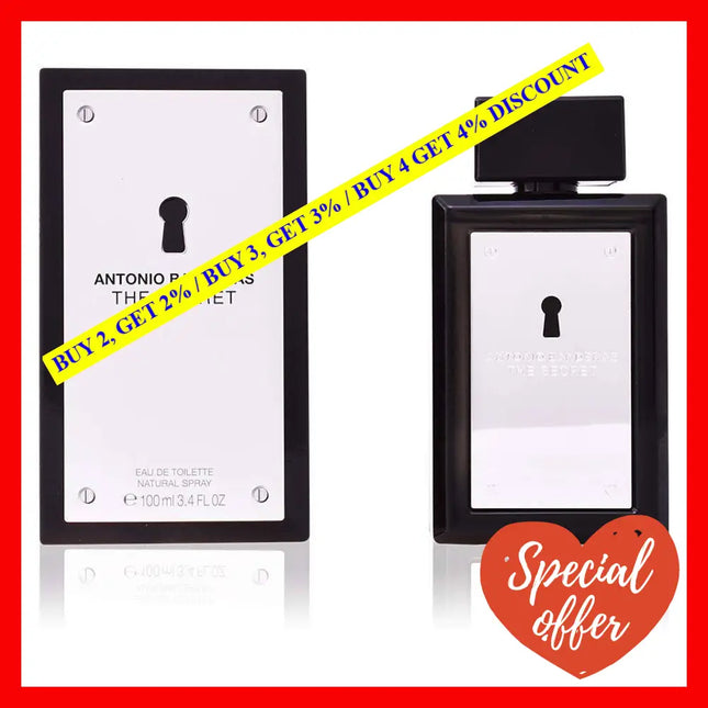 The Secret By Antonio Banderas For Men - 6.75 Oz Edt Spray