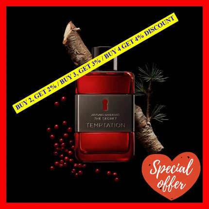 The Secret Temptation By Antonio Banderas For Men - 3.4 Oz Edt Spray