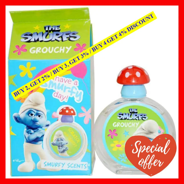 The Smurfs Grouchy By First American Brands For Kids - 1.7 Oz Edt Spray (Tester)
