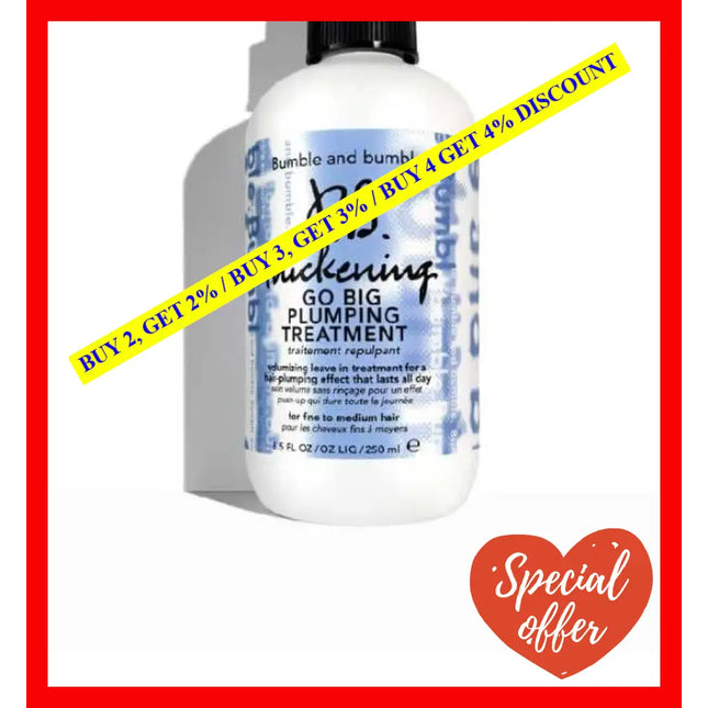 Thickening Go Big Treatment By Bumble And Bumble For Unisex - 8.5 Oz