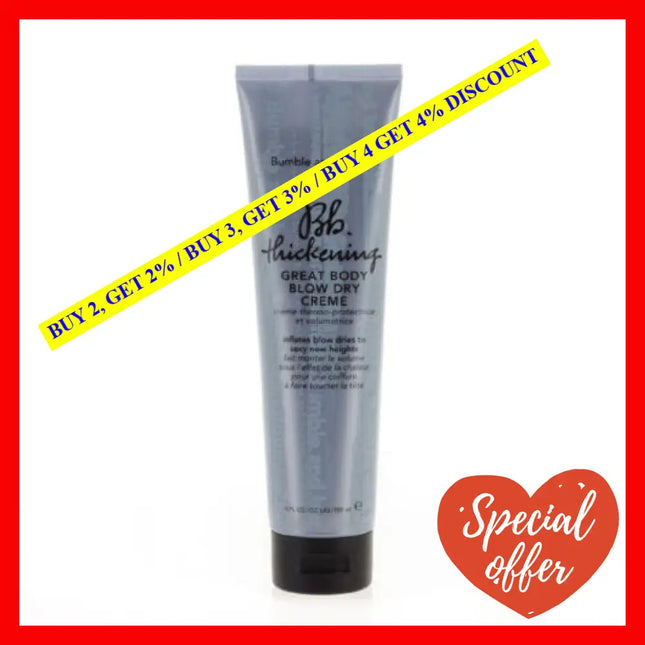 Thickening Great Body Blow Dry Creme By Bumble And For Unisex - 5 Oz Cream