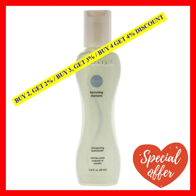 Thickening Shampoo - Travel Size By Biosilk For Unisex 2.26 Oz