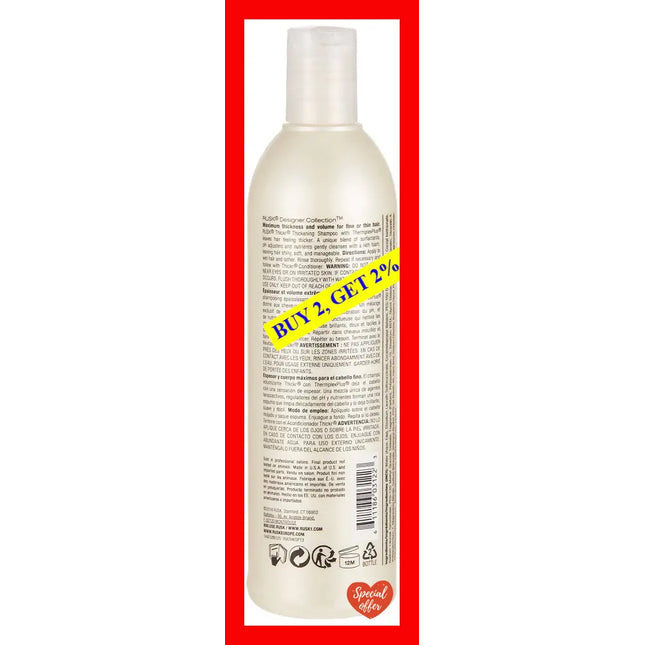 Thickr Thickening Shampoo By Rusk For Unisex - 13.5 Oz
