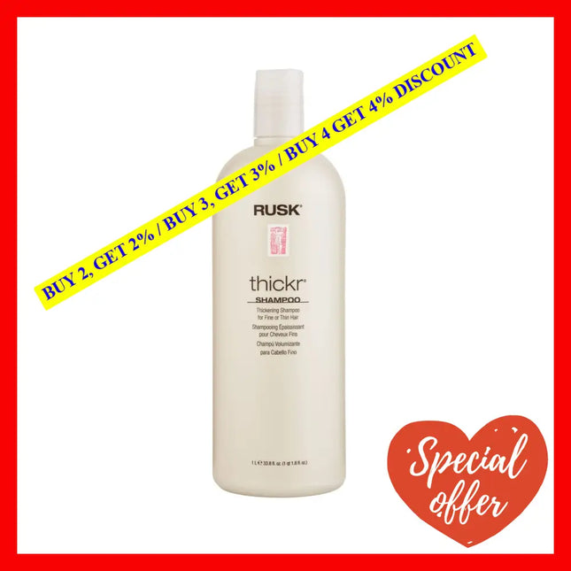 Thickr Thickening Shampoo By Rusk For Unisex - 33.8 Oz