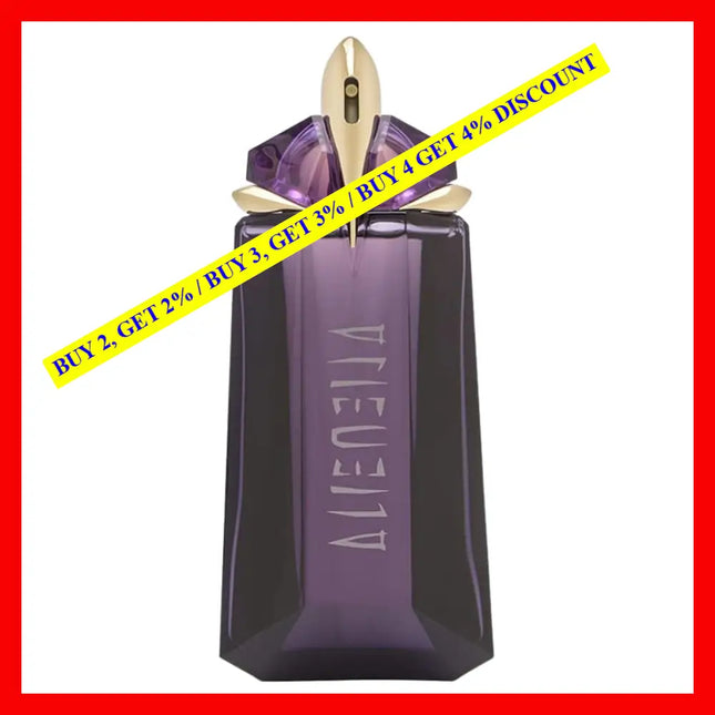 Thierry Mugler Alien For Women Eau De Parfum 3 Oz 90 Ml Refillable Spray