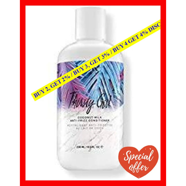 Thirsty Girl Coconut Milk Anti-Frizz Conditioner By Igk For Unisex - 8 Oz