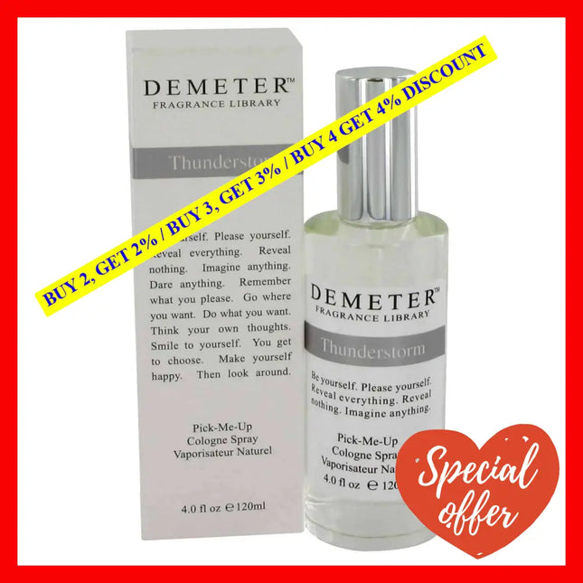 Thunderstorm By Demeter For Women - 4 Oz Cologne Spray