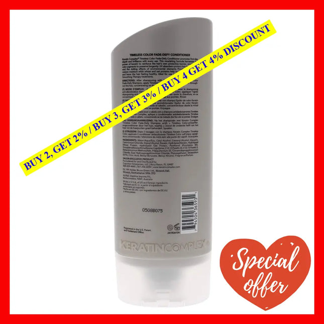 Timeless Color Fade-Defy Conditioner By Keratin Complex For Unisex - 13.5 Oz