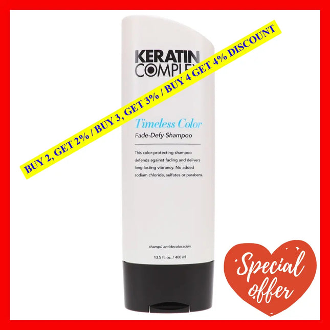 Timeless Color Fade-Defy Shampoo By Keratin Complex For Unisex - 13.5 Oz