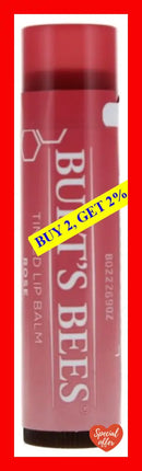 Tinted Lip Balm - Rose By Burts Bees For Unisex 0.15 Oz