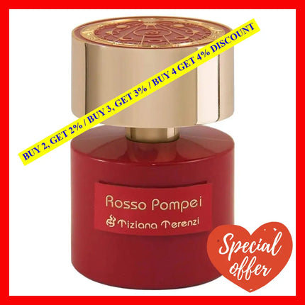 Tiziana Terenzi Rosso Pompei 2020 Anniversary Ml Extrait De Parfum Spray 3.4 Oz / 100