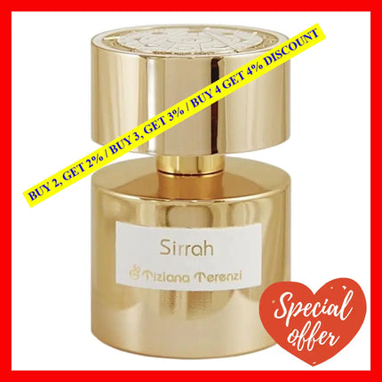 Tiziana Terenzi Sirrah Unisex 3.4 Oz/100 Ml Extrait De Parfum Spray Oz / 100