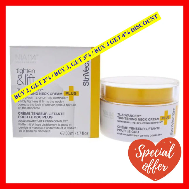 Tl Advanced Tightening Neck Cream Plus By Strivectin For Unisex - 1.7 Oz