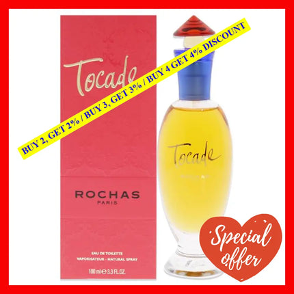Tocade By Rochas For Women - 3.3 Oz Edt Spray