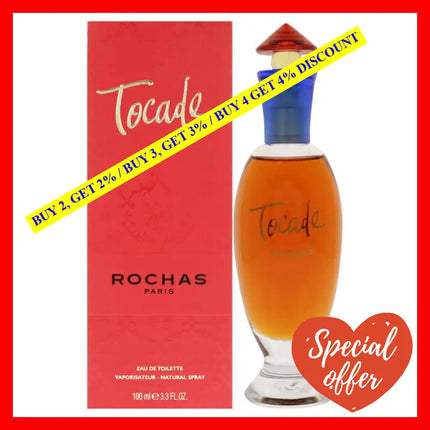 Tocade By Rochas For Women - 3.3 Oz Edt Spray (Tester)