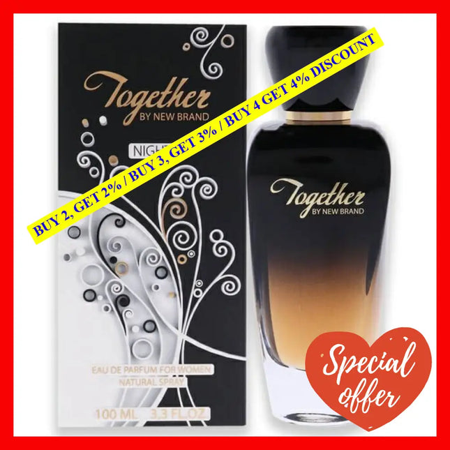Together Night By New Brand For Women - 3.3 Oz Edp Spray