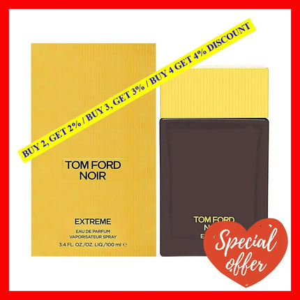 Tom Ford Noir Extreme By For Men - 3.4 Oz Edp Spray