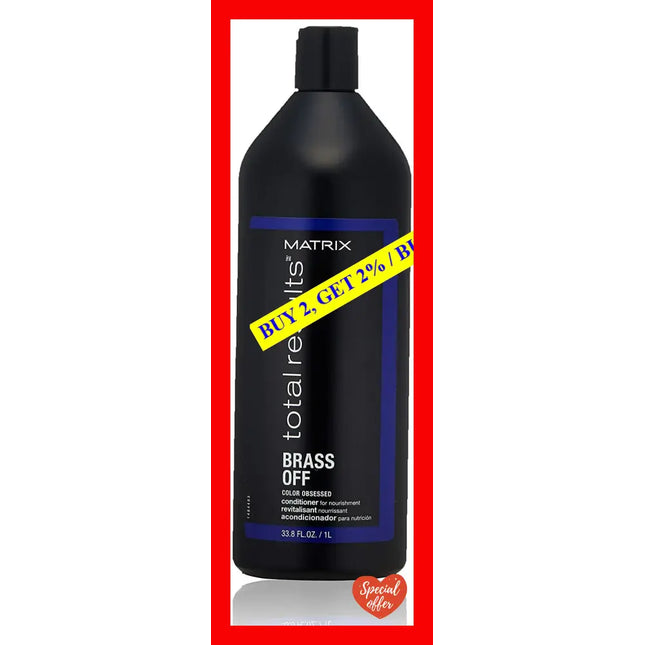 Total Result Brass Off Conditioner By Matrix For Unisex - 33.8 Oz
