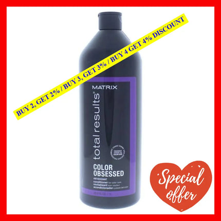 Total Results Color Obsessed Conditioner By Matrix For Unisex - 33.8 Oz