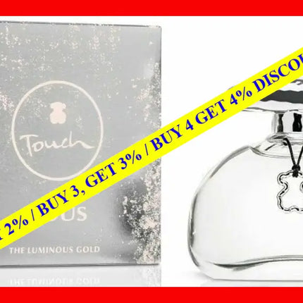 Touch The Luminous Gold By Tous For Women - 3.4 Oz Edt Spray