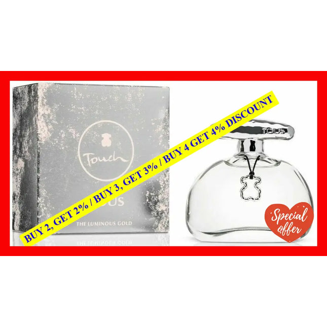 Touch The Luminous Gold By Tous For Women - 3.4 Oz Edt Spray