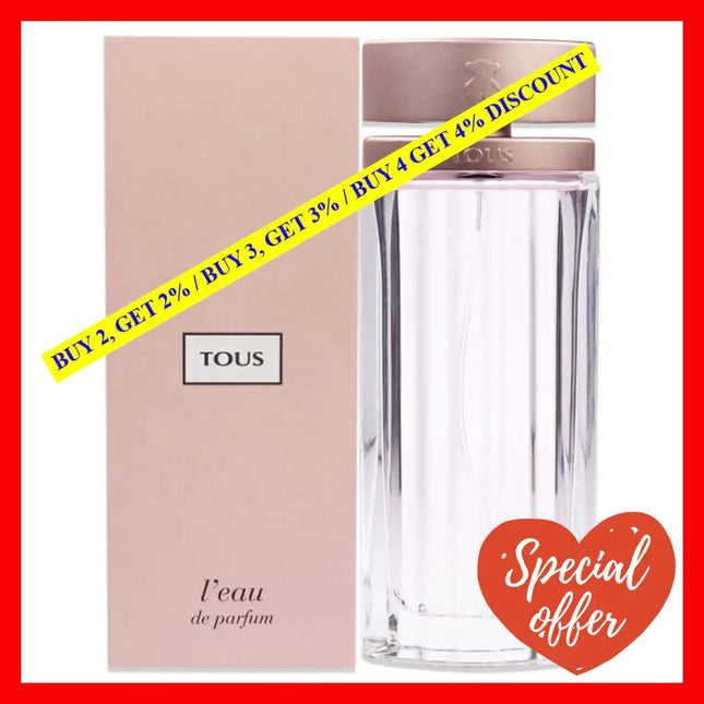 Tous Leau By For Women - 3 Oz Edp Spray