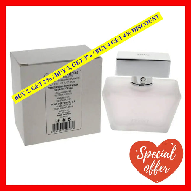 Tous Rosa Eau Legere By For Women - 3 Oz Edt Spray (Tester)