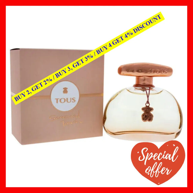 Tous Sensual Touch By For Women - 3.4 Oz Edt Spray