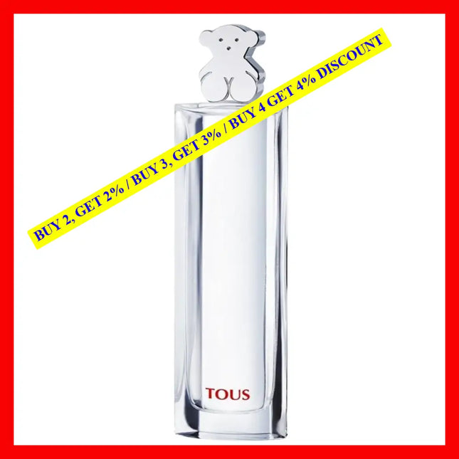 Tous Silver Perfume Eau De Toilette Spray 3 Oz For Women