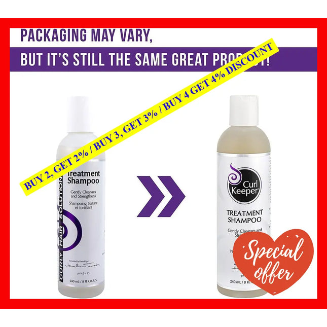 Treatment Shampoo Gently Cleanses And Strengthens By Curl Keeper For Unisex - 8 Oz