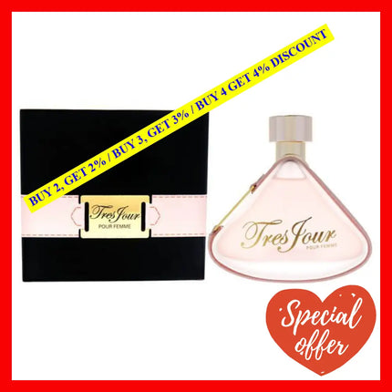 Tres Jour By Armaf For Women - 3.4 Oz Edp Spray