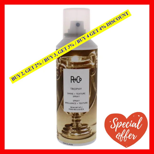 Trophy Shine Plus Texture Spray By R+Co For Unisex - 6 Oz