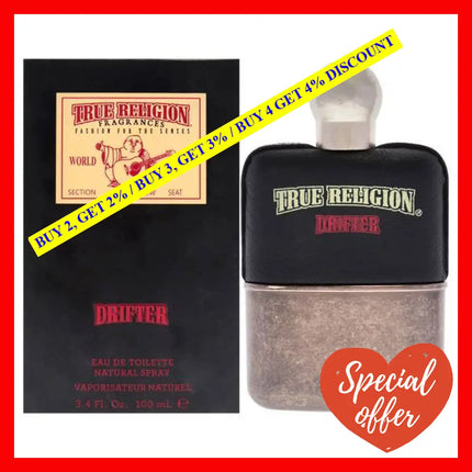 True Religion Drifter By For Men - 3.4 Oz Edt Spray
