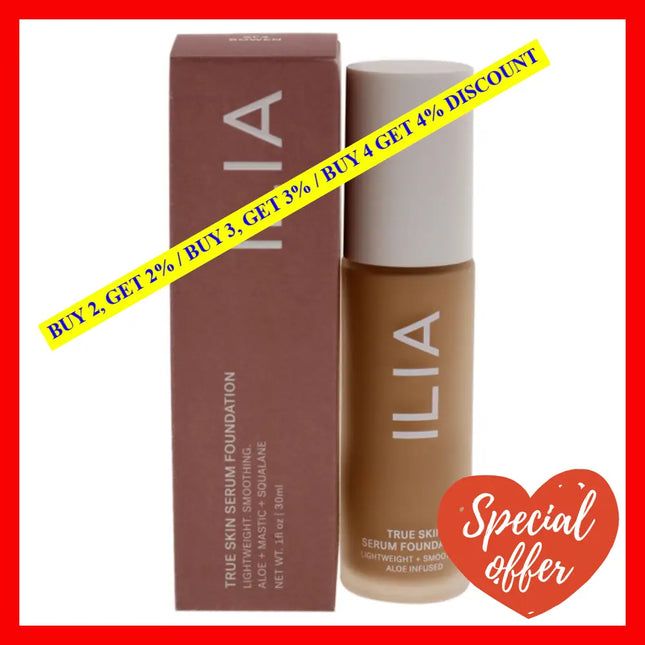 True Skin Serum Foundation - Sf4 Bowen By Ilia Beauty For Women 1 Oz