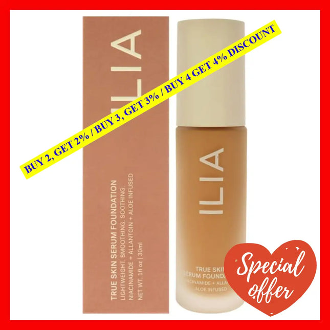 True Skin Serum Foundation - Sf4 Bowen By Ilia Beauty For Women 1 Oz