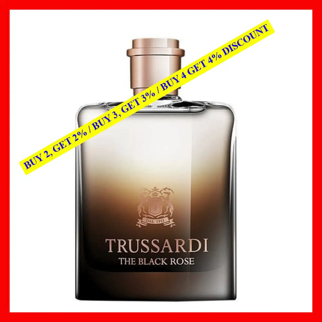 Trussardi The Black Rose Eau De Toilette Spray 3.4Oz - 100Ml