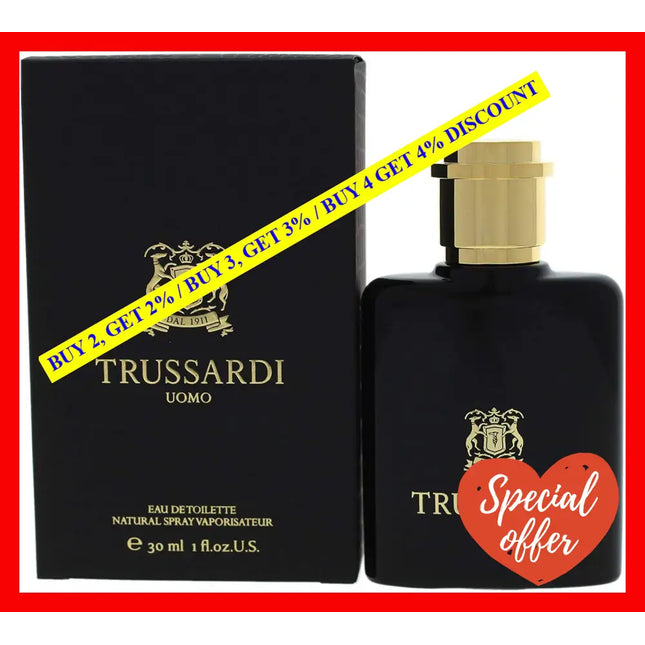 Trussardi Uomo By For Men - 1 Oz Edt Spray