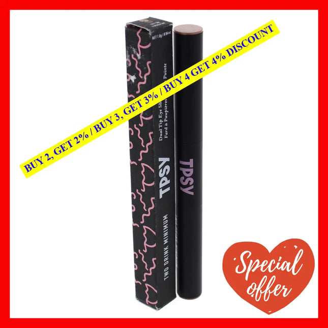 Two Drink Minimum Dual Tip Eyeshadow - City Tan And Beach By Tpsy For Women 0.06 Oz