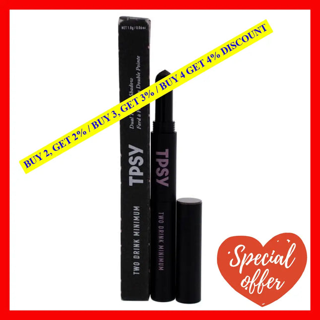 Two Drink Minimum Dual Tip Eyeshadow - Sidewalk And Street By Tpsy For Women 0.06 Oz