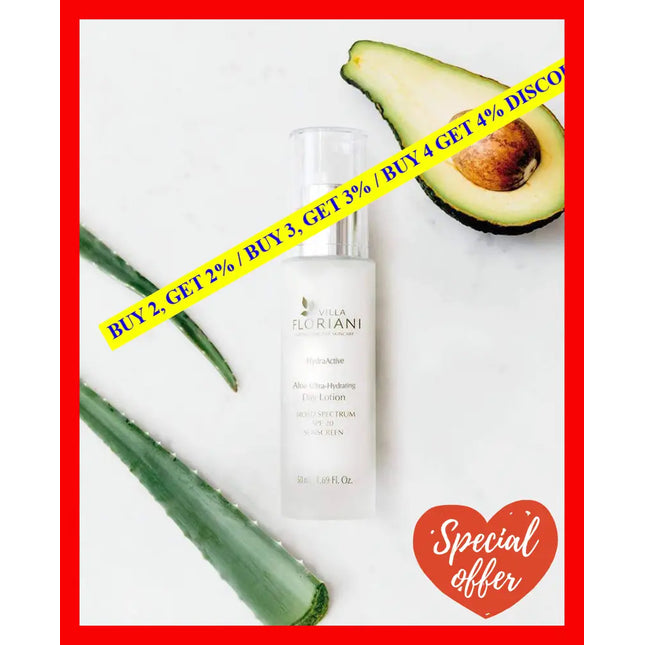 Ultra Hydrating Day Lotion Spf20 - Aloe By Villa Floriani For Women 1.69 Oz Moisturizer