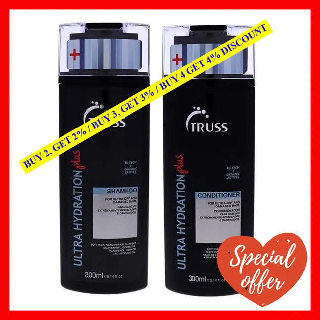 Ultra Hydration Plus Shampoo And Conditioner Kit By Truss For Unisex - 2 Pc 10.14 Oz