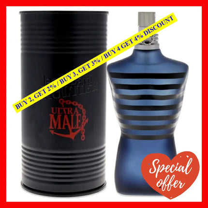Ultra Male Intense By Jean Paul Gaultier For Men - 4.2 Oz Edt Spray