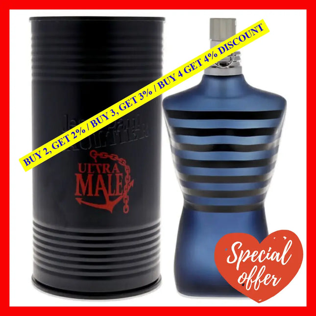 Ultra Male Intense By Jean Paul Gaultier For Men - 4.2 Oz Edt Spray