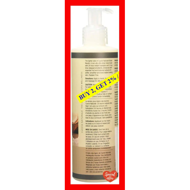 Ultra Sheer Lyte Butter - Coconut And White Ginger By Cuccio Naturale For Women 1 Gallon Body