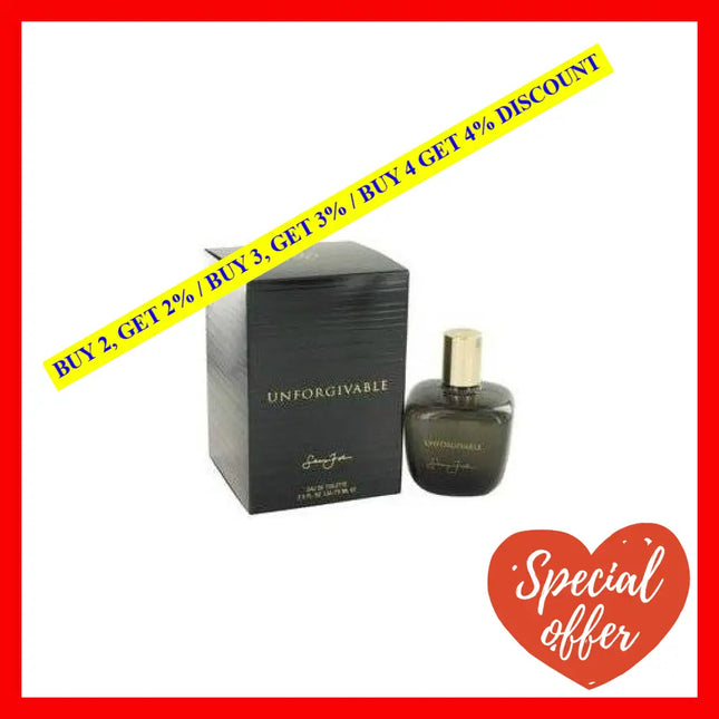 Unforgivable By Sean John For Men - 2.5 Oz Edt Spray