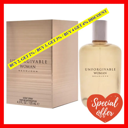 Unforgivable Woman By Sean John For Women Parfum Spray 4.2-Ounces